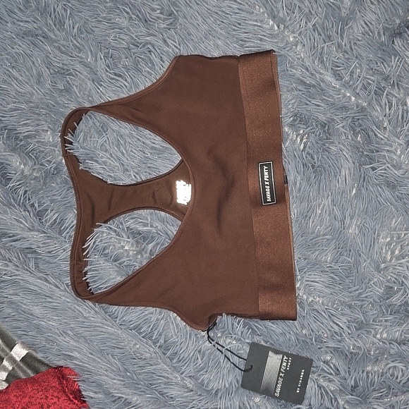 Savage X Fenty Brown Low Impact Sports Bra - Picture 1 of 3